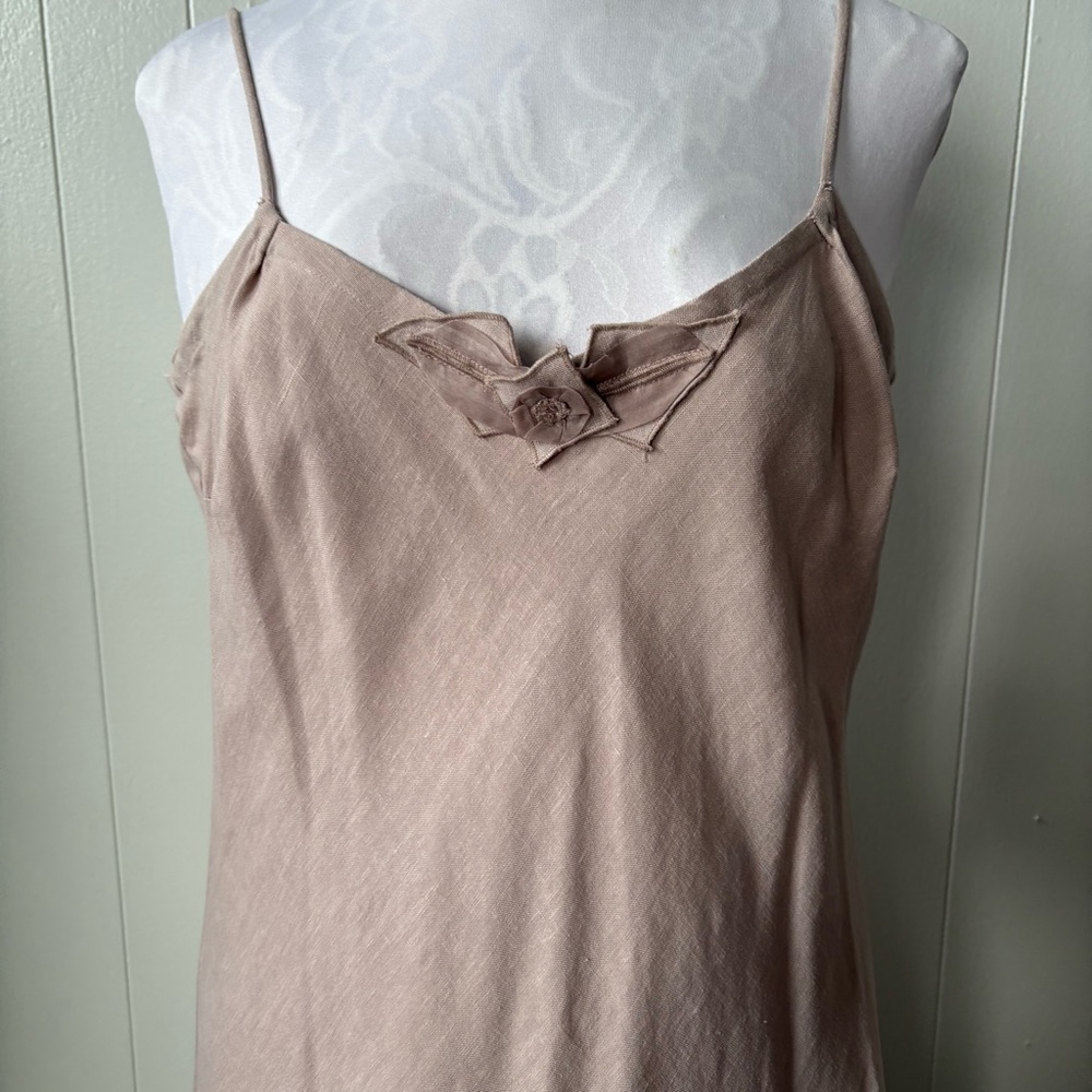 Vintage Tiar Bellomo Linen Blend Dress and Duster Set - Picture 8 of 16
